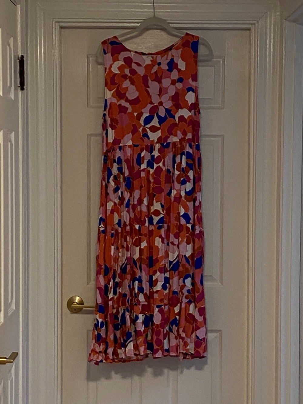 Mr. Zimi Sleeveless Floral Tiered Dress, 14